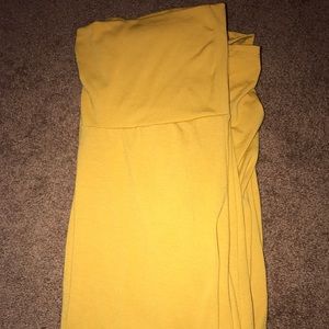 Mustard yellow Lularoe maxi